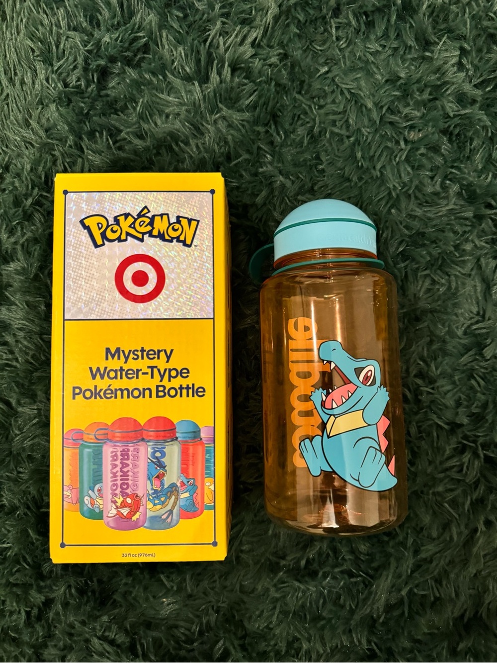 Pokemon x Target Mystery Water Type Pokemon Totodile Bottle